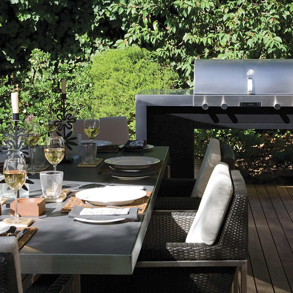 Zon in de achtertuin